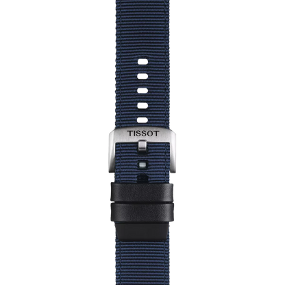 Tissot Official Blue Fabric Strap Lugs 22 mm 2
