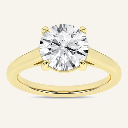 0.50CT Round Cut Lab Grown Diamond Solitaire Ring