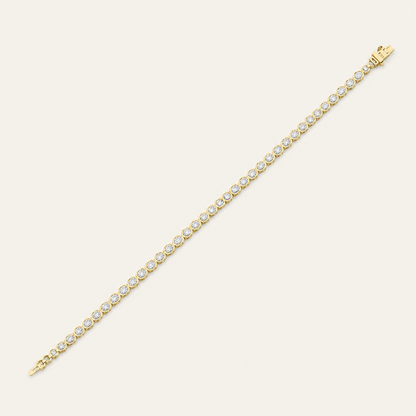 8CT Oval Cut Lab Grown Diamond Tennis Bracelet